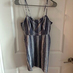 Forever 21 Blue Striped Dress